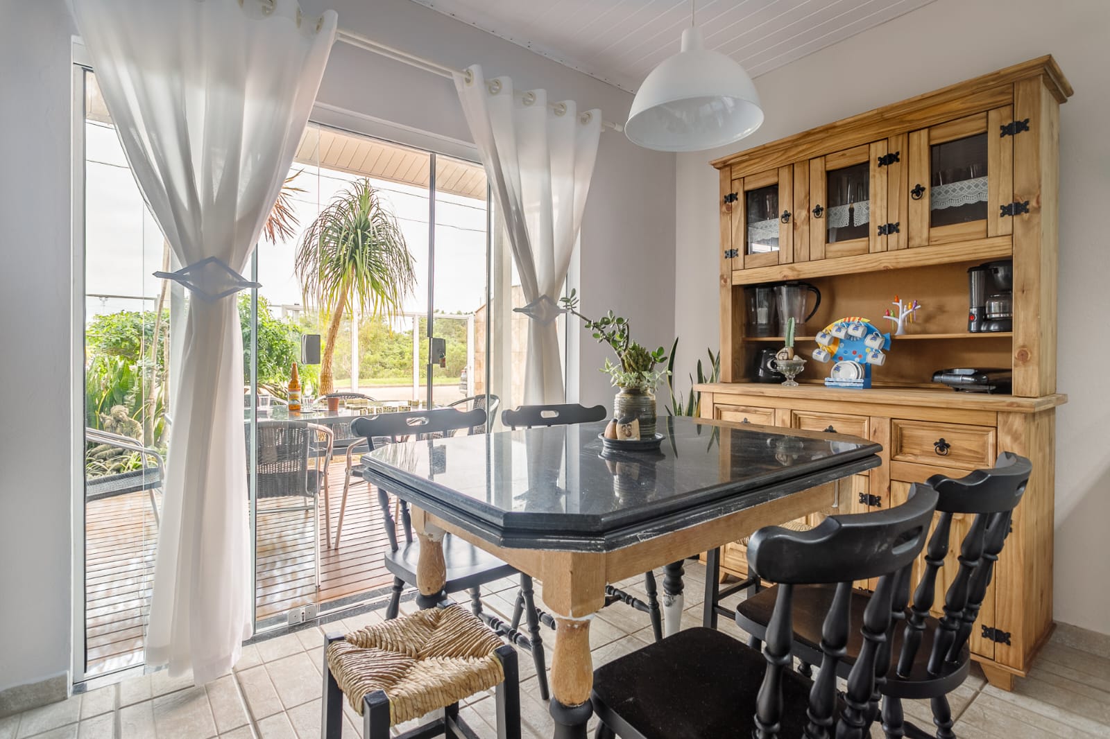 Balneário Daniela Sala de jantar